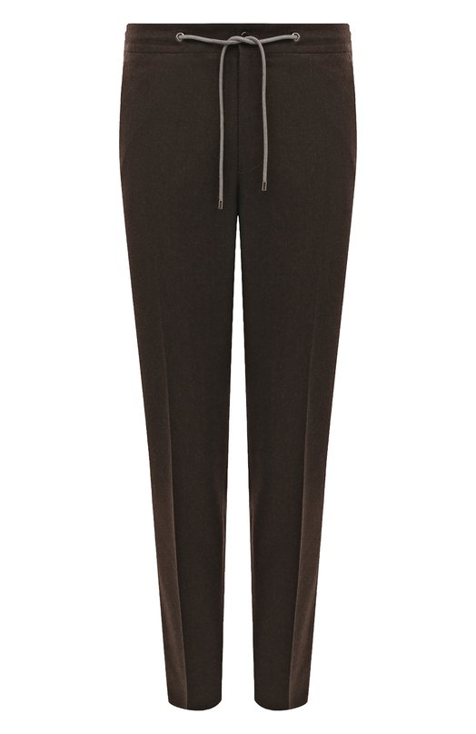 Шерстяные брюки Corneliani 944L25-9418111 Коричневый 944L25-9418111