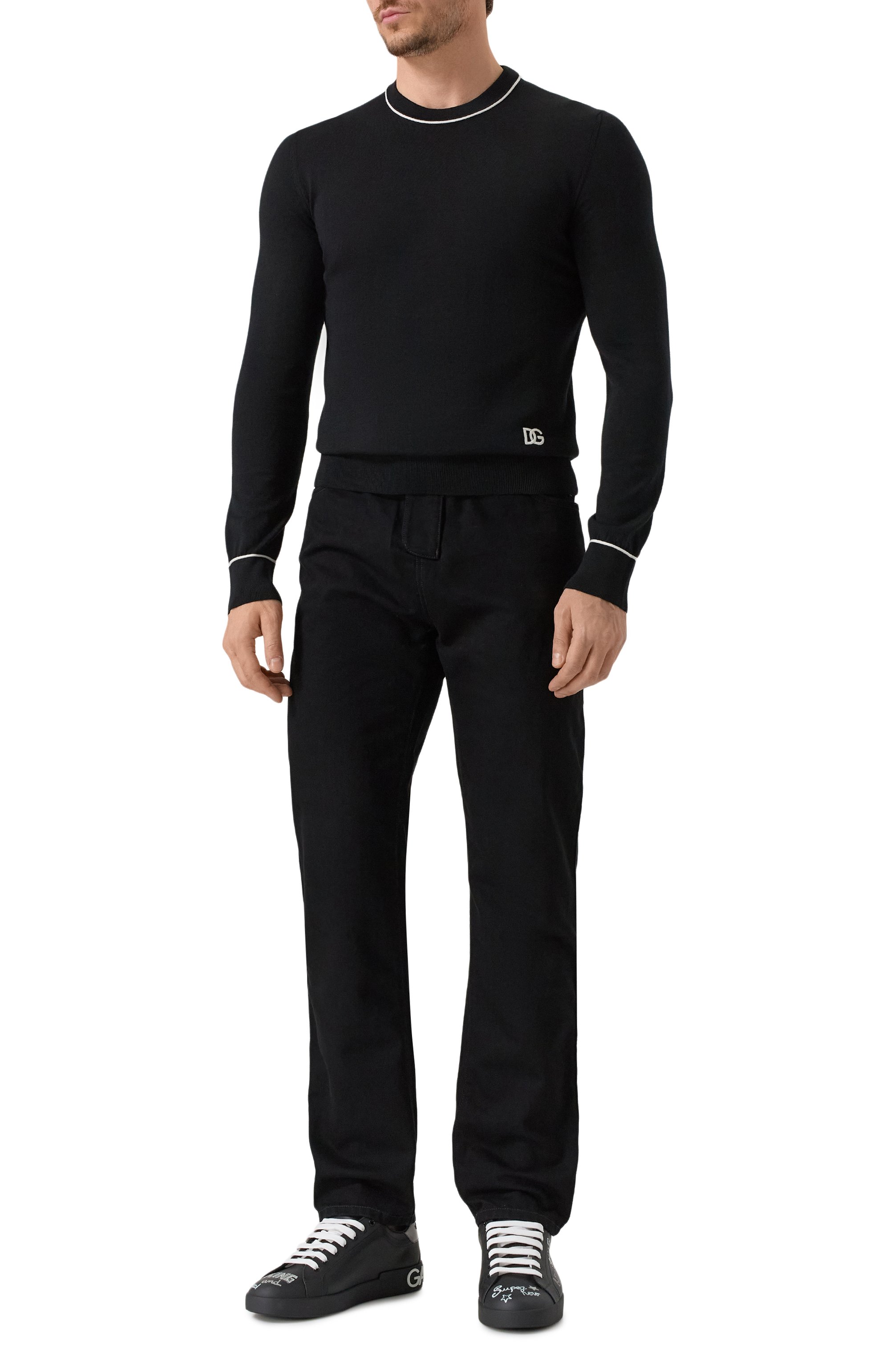 Шерстяной джемпер DOLCE & GABBANA, арт. GXX02Z/JDVBS, фото 2