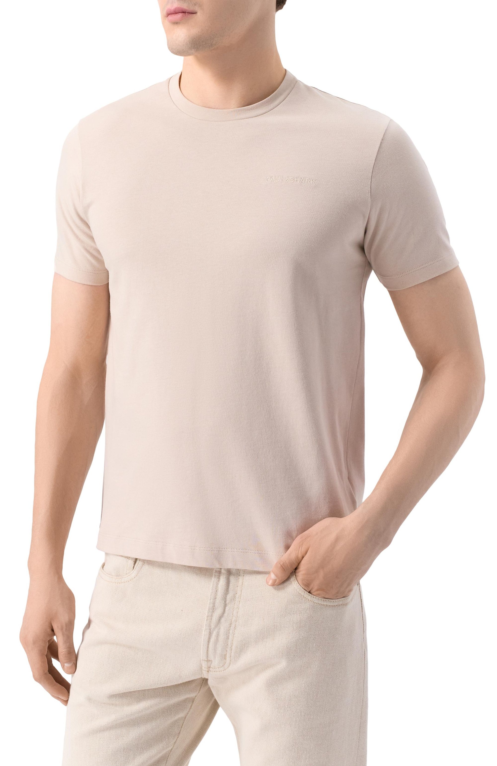 Хлопковая футболка PAUL&SHARK, арт. 25411047/S, фото 3