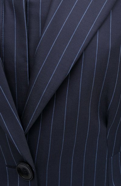 Шерстяной жакет JM STUDIO синего цвета по цене 33970 руб., арт. FW202106, фото 5 Шерстяной жакет JM STUDIO, арт. FW202106, фото 5