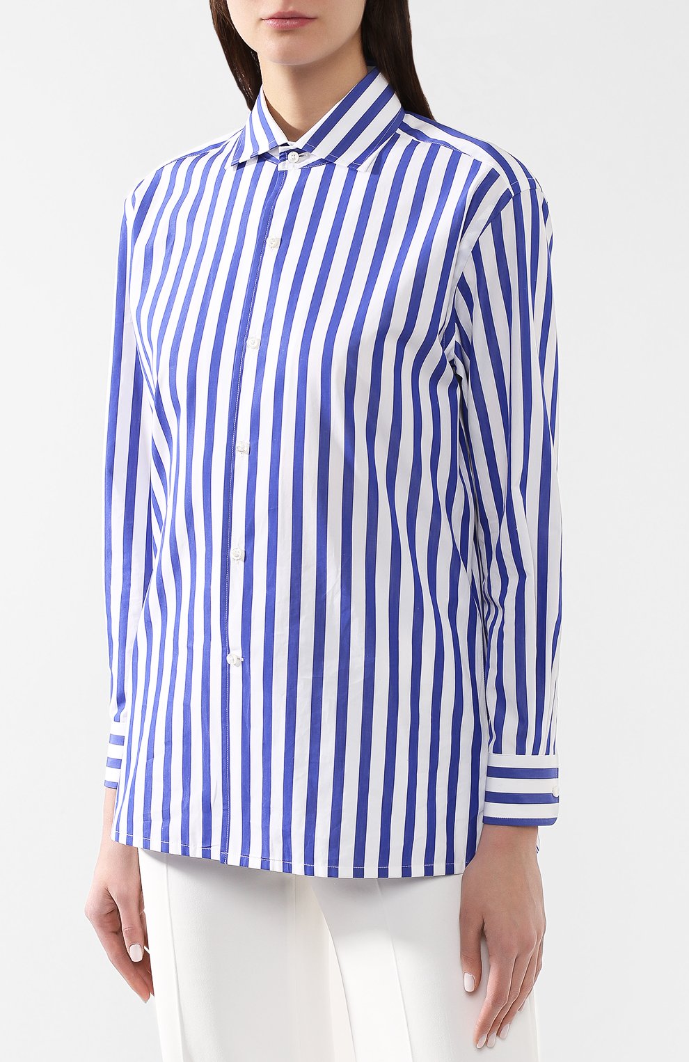 Хлопковая рубашка RALPH LAUREN, арт. 290649380, фото 3