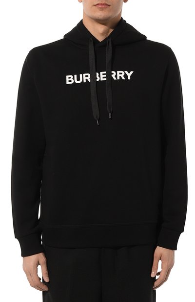 Хлопковое худи BURBERRY, арт. 8055318, фото 3