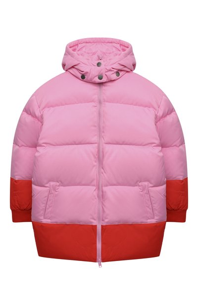 Пуховик STELLA MCCARTNEY розового цвета по цене 14500 руб., арт. 601278/SPK86, фото 1 Пуховик STELLA MCCARTNEY, арт. 601278/SPK86, фото 1