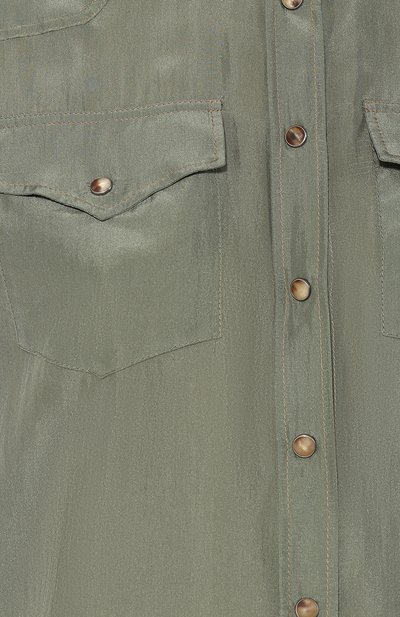 Шелковая рубашка BRUNELLO CUCINELLI, арт. MA929NT116, фото 5