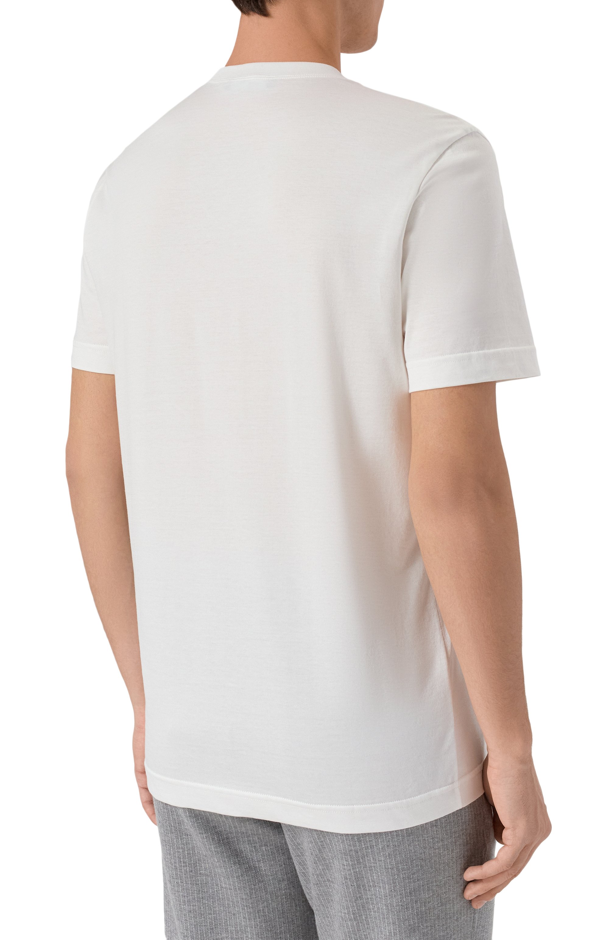 Хлопковая футболка KITON, арт. UMM068803, фото 4