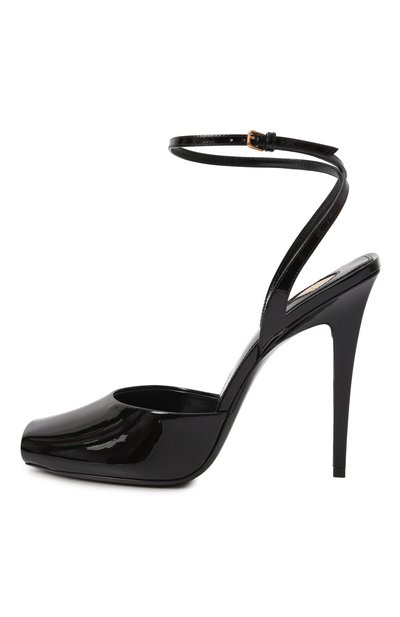 Лакированные туфли la scandale SAINT LAURENT черного цвета по цене 128000 руб., арт. 806048/1TV00, фото 4 Лакированные туфли la scandale SAINT LAURENT, арт. 806048/1TV00, фото 4