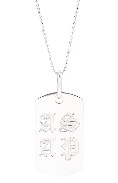 Подвеска на цепочке LEVASHOVAELAGINA серебряного цвета по цене 17000 руб., арт. asap/n, фото 3 Подвеска на цепочке LEVASHOVAELAGINA, арт. asap/n, фото 3