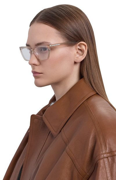 Оправа BALENCIAGA прозрачного цвета по цене 29200 руб., арт. BB0406 004, фото 2 Оправа BALENCIAGA, арт. BB0406 004, фото 2