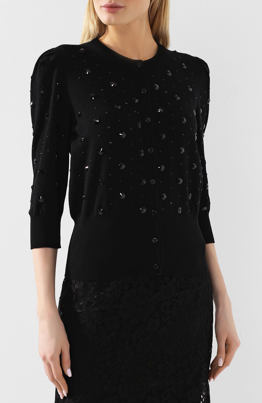 Кашемировый кардиган DOLCE & GABBANA, арт. FX091Z/JAWLE, фото 3