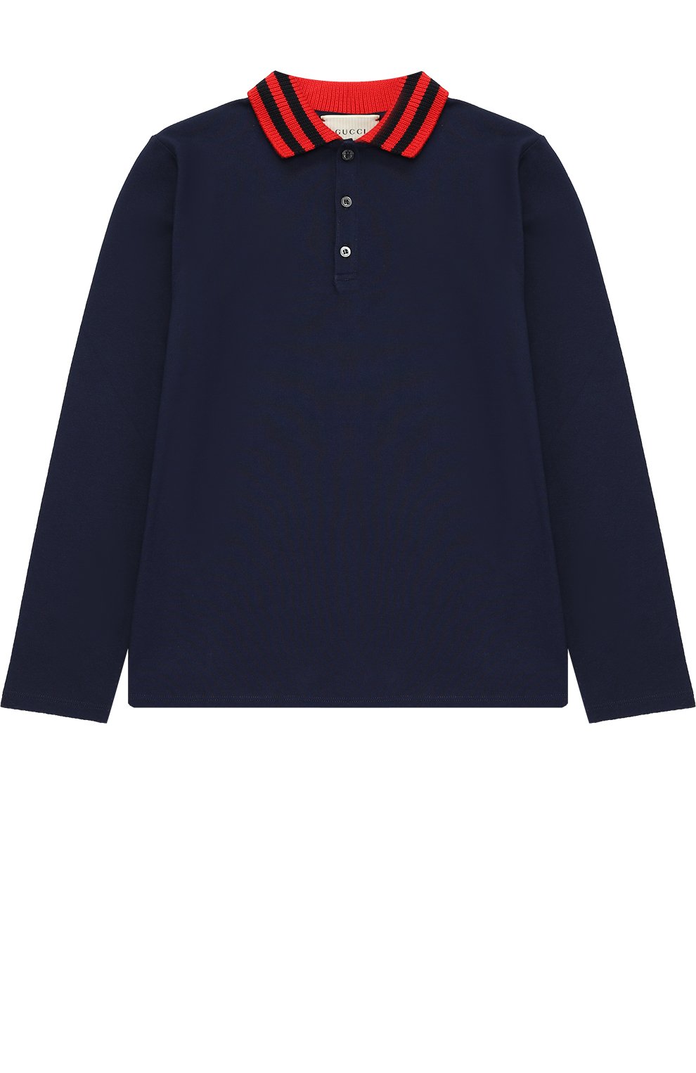 Хлопковое поло с длинными рукавами GUCCI, арт. 440302/X5B87, фото 1