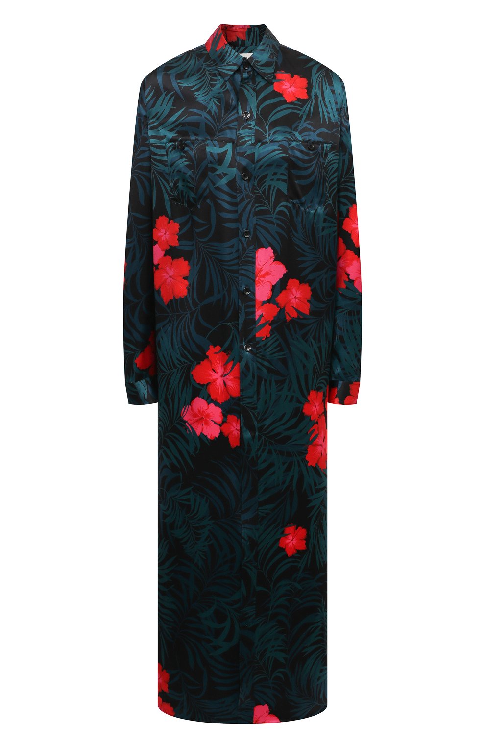 Шелковая туника SAINT LAURENT, арт. 642423/Y2C59, фото 1