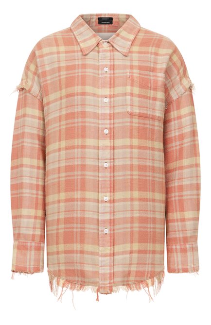 Женская хлопковая рубашка R13, арт. R13WR075-R549B/W