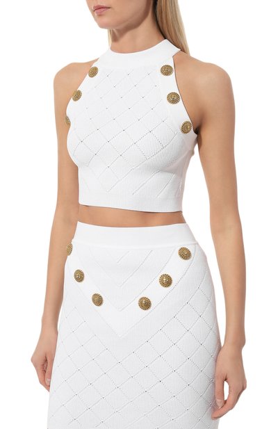 Топ из вискозы BALMAIN, арт. CF1AB390/KF53, фото 3