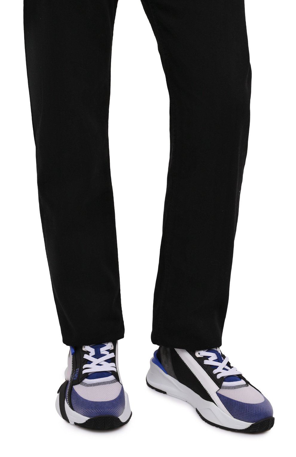 Комбинированные кроссовки flow FENDI, арт. 7E1392 AD7V, фото 3