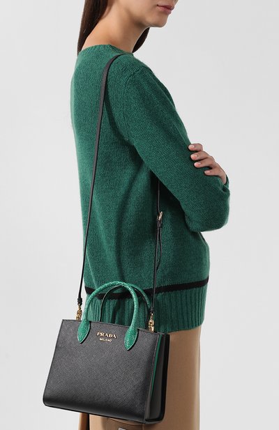 Сумка-тоут bibliothèque PRADA, арт. 1BA204-2EVL-F0V73-OOF, фото 5