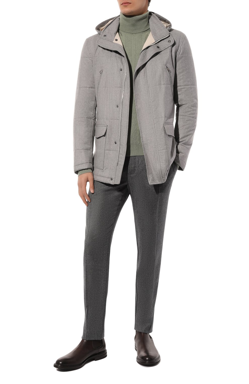 Шерстяные брюки CAPOBIANCO, арт. 15M808.FL00., фото 2