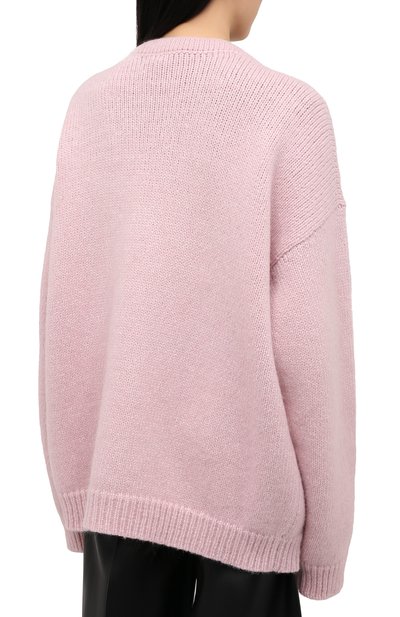 Кардиган VETEMENTS розового цвета по цене 99850 руб., арт. WE51KN500P 1399/BABY PINK, фото 4 Кардиган VETEMENTS, арт. WE51KN500P 1399/BABY PINK, фото 4
