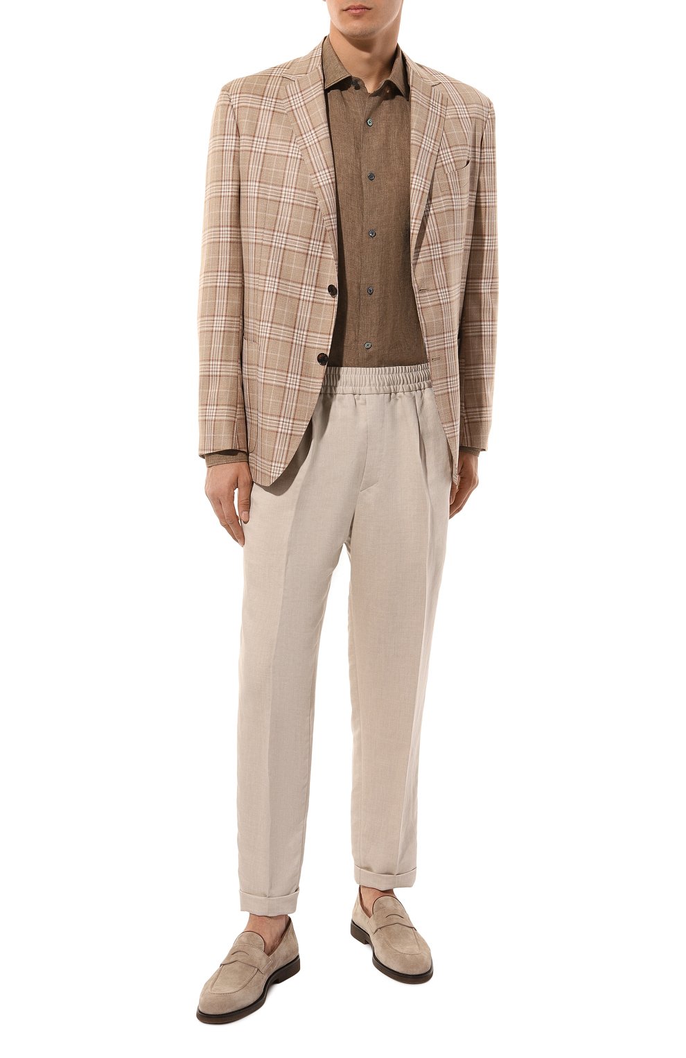 Льняная рубашка ZEGNA, арт. UDX38A7/SRF5, фото 2