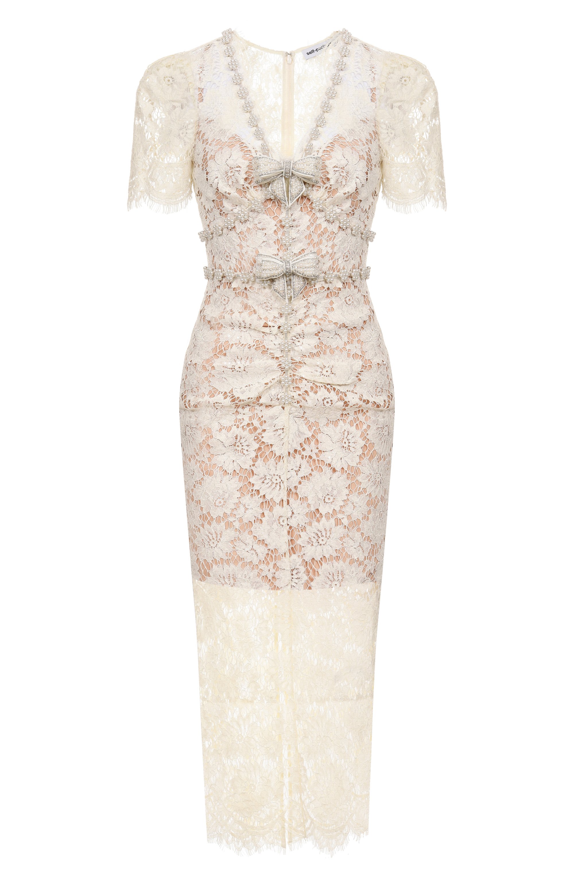 Платье SELF-PORTRAIT, арт. SS25-146M-W, фото 1