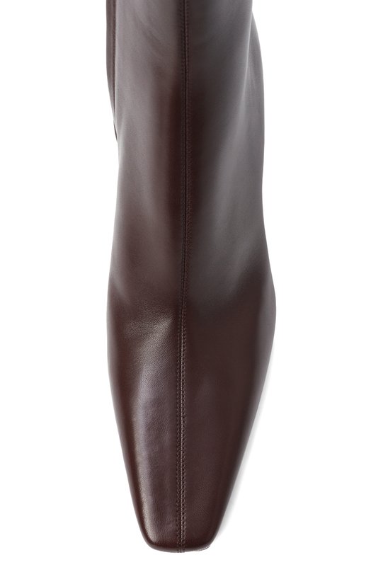 Кожаные ботильоны Jill Saint Laurent 806671/AADGZ Коричневый  806671/AADGZ Фото 6