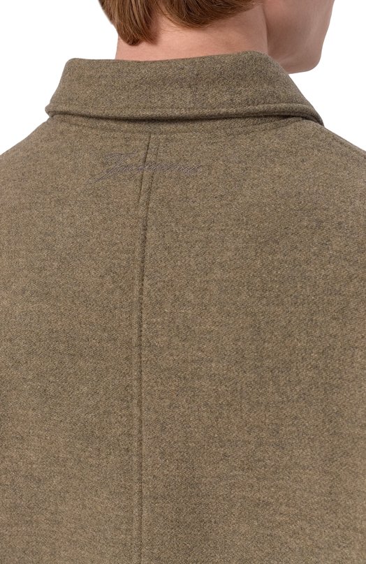 Шерстяной бомбер Jacquemus 25H0UM00107/BW00624 Хаки  25H0UM00107/BW00624 Фото 5