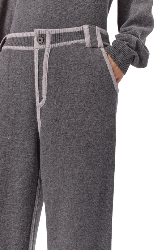 Брюки из шерсти и кашемира Aya Muse AMSS2549 Серый  AMSS2549 Фото 5