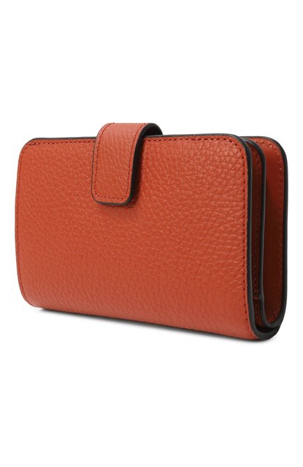 Женские кожаное портмоне furla camelia FURLA оранжевого цвета, арт. WP00314/HSF000 | Фото 2 (Нос: Не проставлено; Материал: Натуральная кожа; Материал сплава: Проставлено)