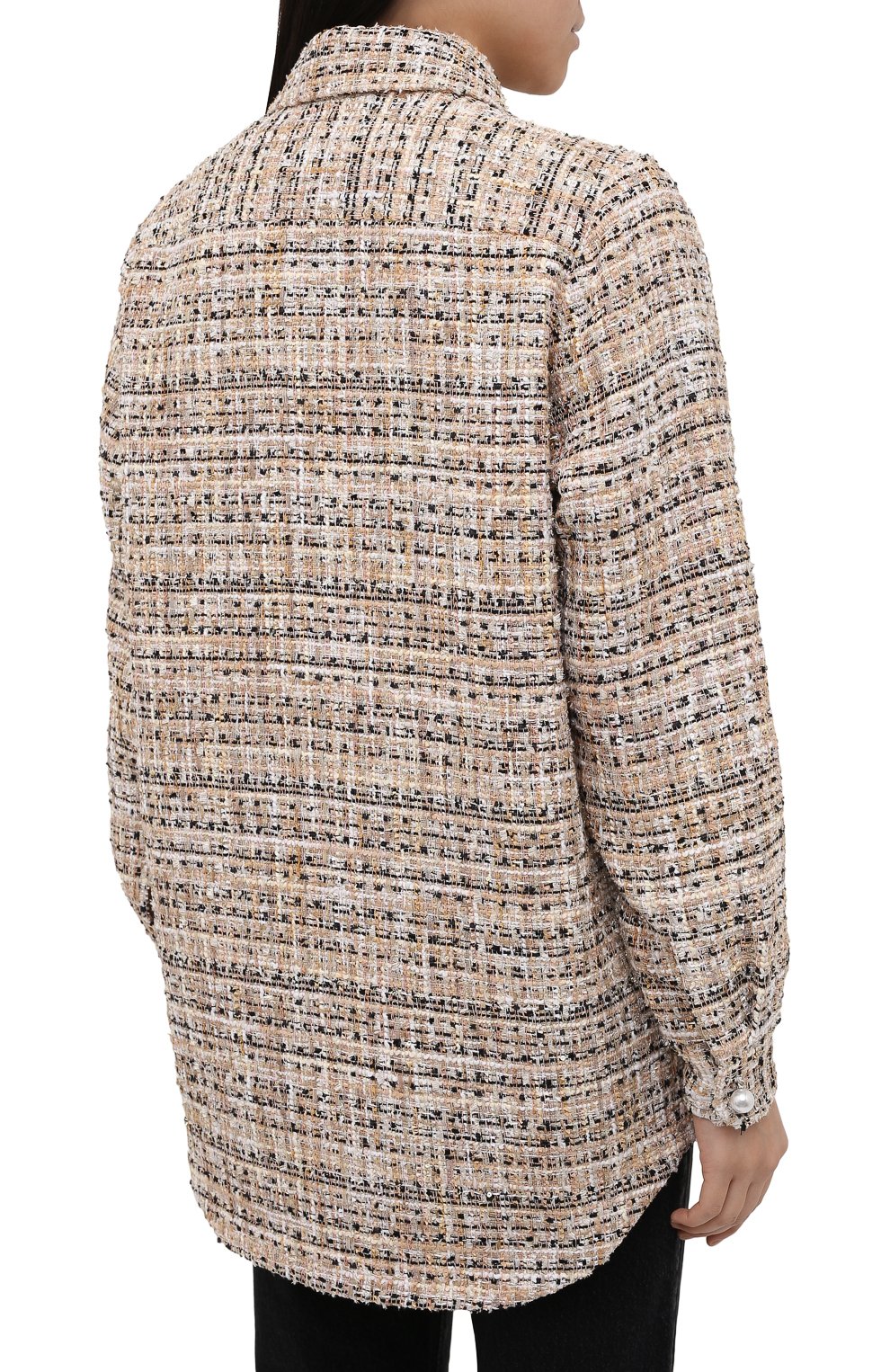 Жакет SEVEN LAB разноцветного цвета по цене 25200 руб., арт. JSP20 tw 1 beige, фото 4 Жакет SEVEN LAB, арт. JSP20 tw 1 beige, фото 4