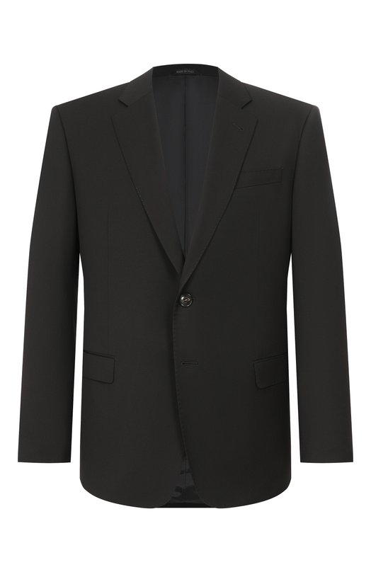 Шерстяной пиджак Giorgio Armani GM000007/TE10047_1 Чёрный GM000007/TE10047_1