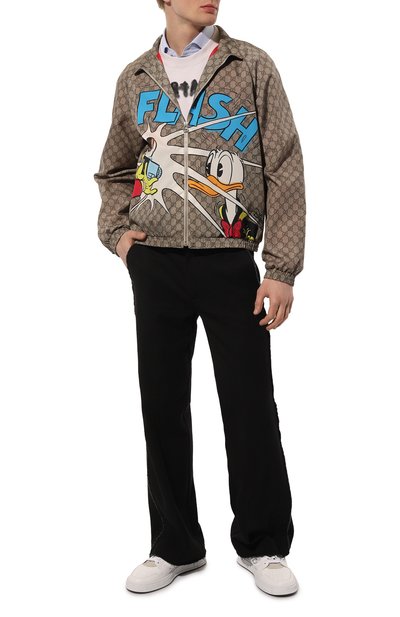 Бомбер disney x gucci GUCCI бежевого цвета по цене 187200 руб., арт. 646442 ZAGCJ, фото 2 Бомбер disney x gucci GUCCI, арт. 646442 ZAGCJ, фото 2