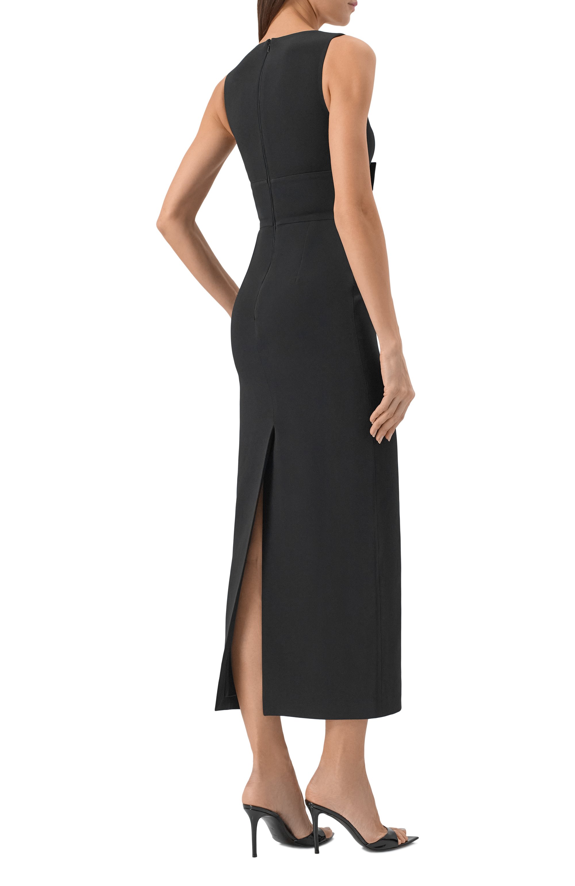 Платье из шелка и вискозы ELIE SAAB, арт. D0958NF25/CD023, фото 3