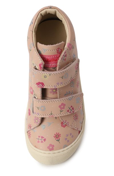 Кожаные кеды cocoon vl NATURINO светло-розового цвета по цене 11000 руб., арт. 2012904/LD/27-32, фото 4 Кожаные кеды cocoon vl NATURINO, арт. 2012904/LD/27-32, фото 4