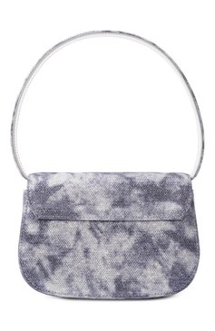 Женская сумка 1dr DIESEL светло-фиолетового цвета, арт. X08396/P2197 | Фото 6 (Драгоценные камни: Проставлено; Материал сплава: Проставлено; Материал: Экокожа, Текстиль; Размер: mini; Ремень/цепочка: На ремешке)
