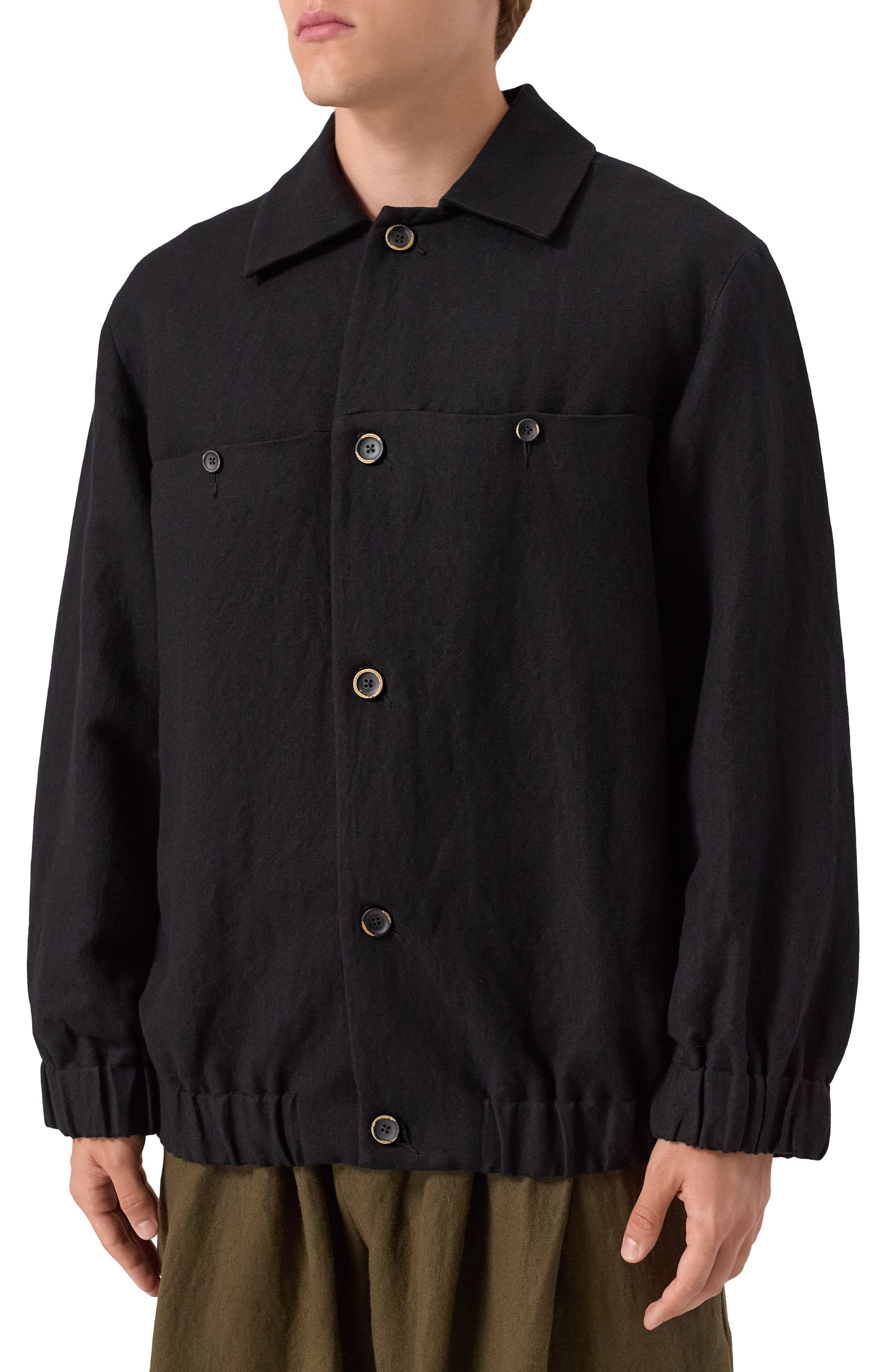 Куртка изо льна и шерсти UMA WANG, арт. UM6507, фото 6