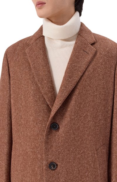 Шерстяное пальто ZEGNA, арт. 689000/4DB, фото 5