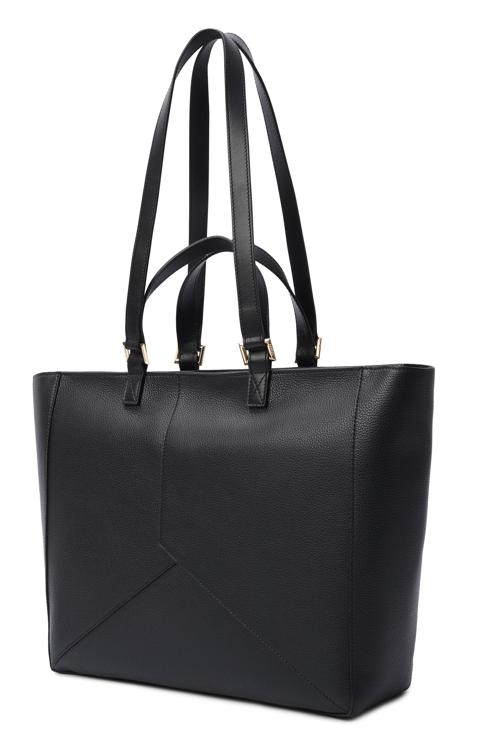 Сумка-тоут enveloppe medium LANCEL черного цвета по цене 88650 руб., арт. A14021, фото 4 Сумка-тоут enveloppe medium LANCEL, арт. A14021, фото 4