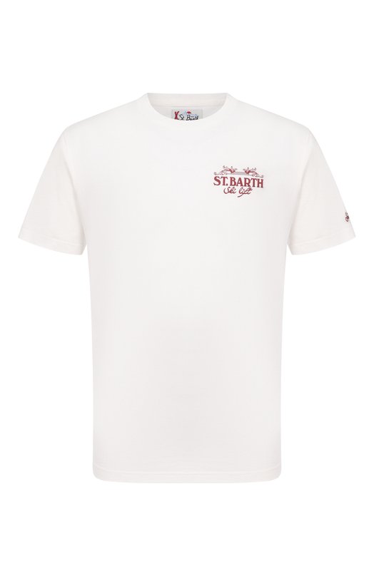 Хлопковая футболка MC2 Saint Barth ARN0004-00632I/ARN0TT WARM Белый ARN0004-00632I/ARN0TT WARM