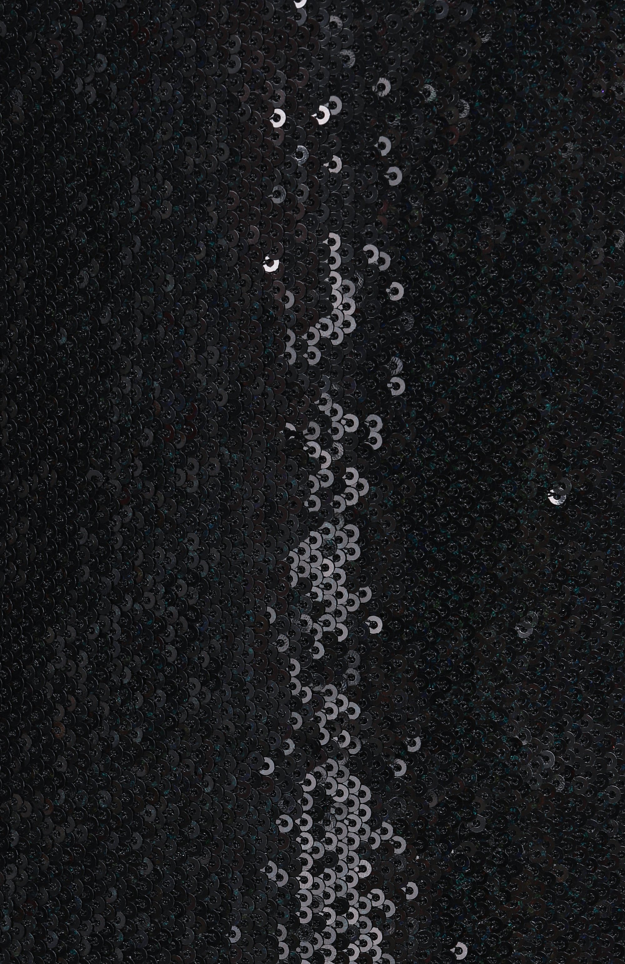 Платье с отделкой пайетками SSHEENA черного цвета по цене 83400 руб., арт. 25SSALEXST TS25007, фото 6 Платье с отделкой пайетками SSHEENA, арт. 25SSALEXST TS25007, фото 6