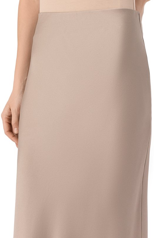 Атласная юбка Brunello Cucinelli M0H38G3570 Бежевый  M0H38G3570 Фото 5