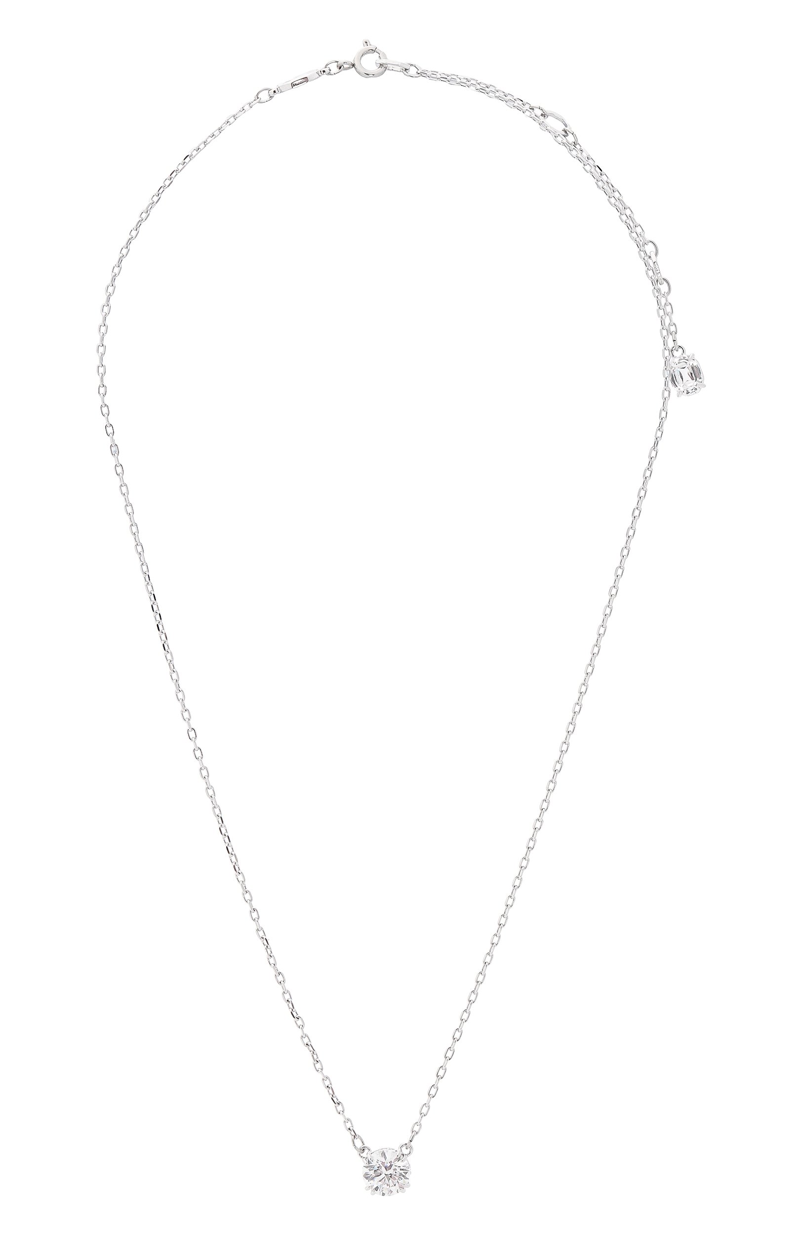 Кулон на цепочке constella SWAROVSKI серебряного цвета по цене 15250 руб., арт. 5636706, фото 1 Кулон на цепочке constella SWAROVSKI, арт. 5636706, фото 1