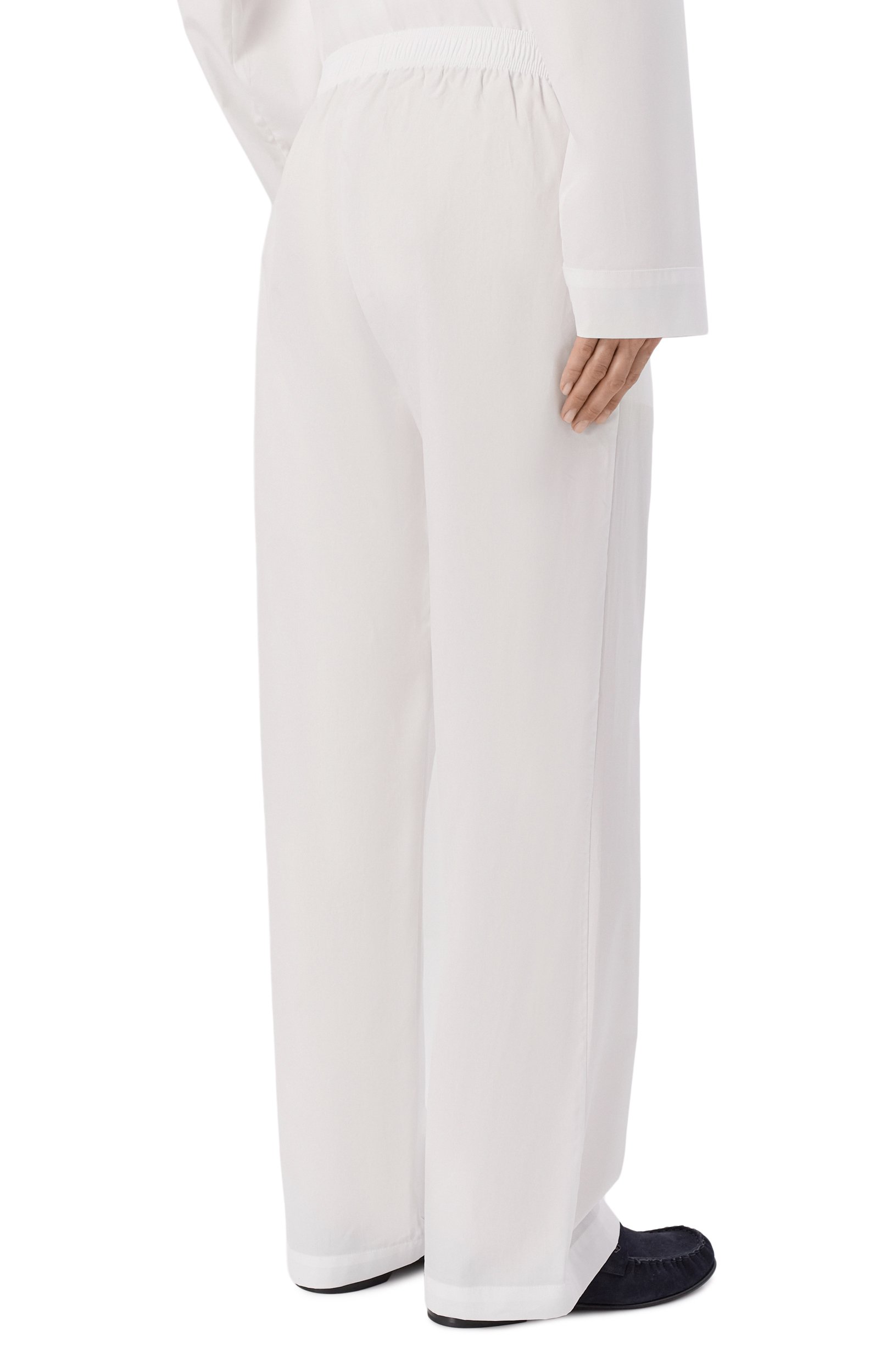 Хлопковые брюки SPORTY AND RICH, арт. PA065711329WH01, фото 4