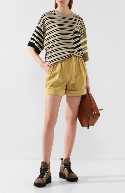 Футболка из смеси хлопка и льна ACNE STUDIOS, арт. A60164/W, фото 2