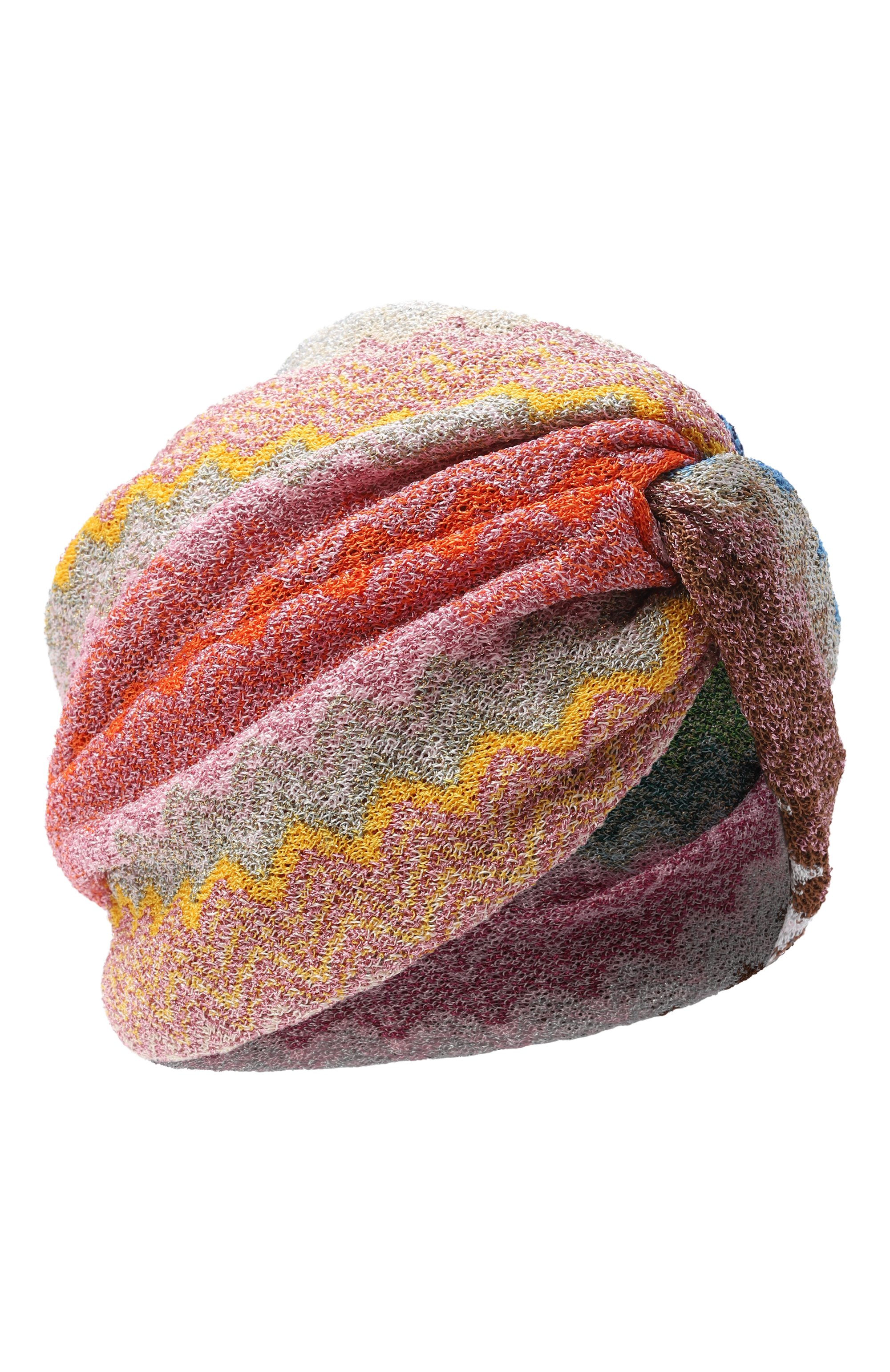 Тюрбан из вискозы MISSONI разноцветного цвета по цене 18900 руб., арт. TA00VMDA562, фото 1 Тюрбан из вискозы MISSONI, арт. TA00VMDA562, фото 1