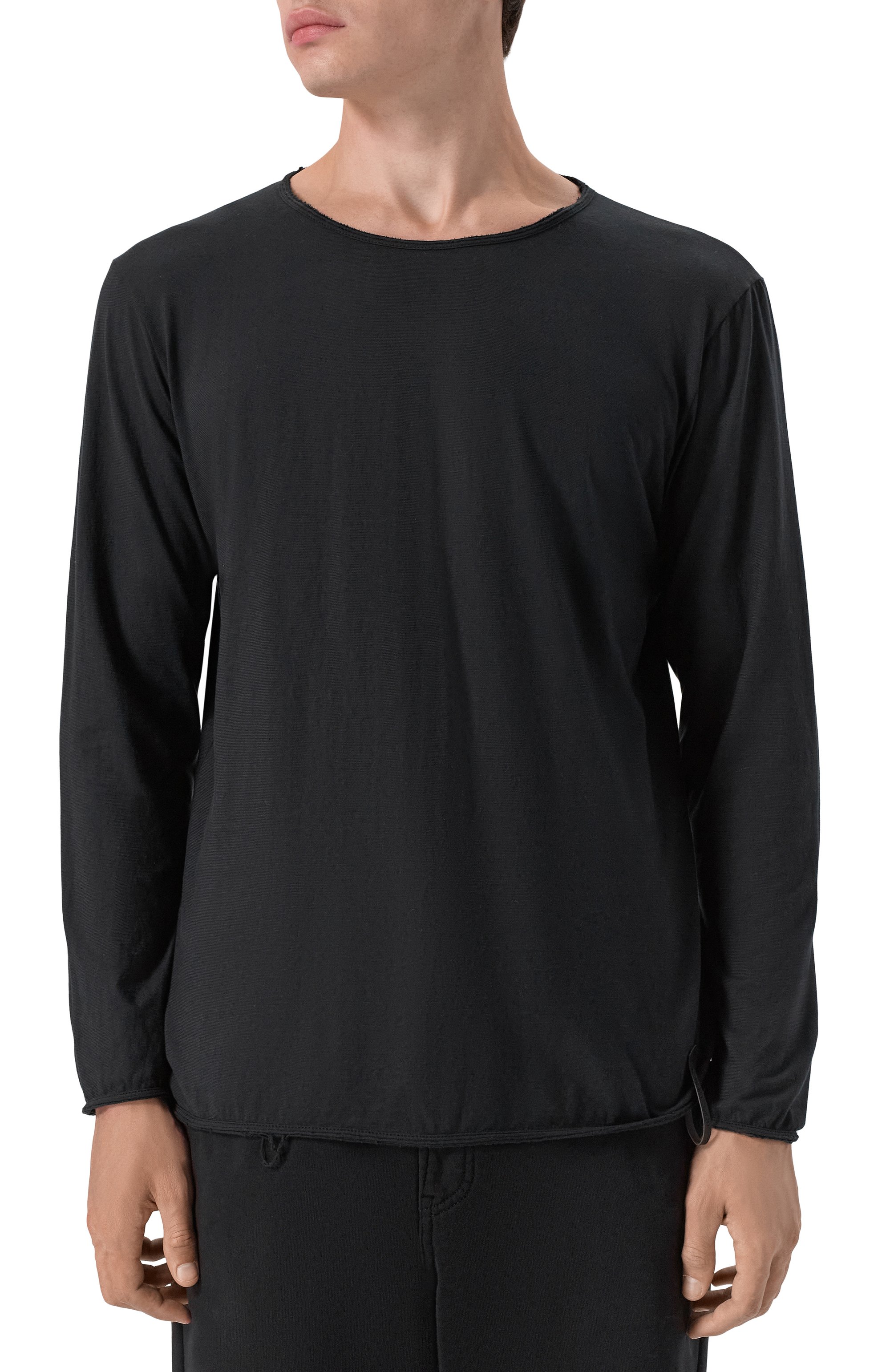 Хлопковый лонгслив NEVER ENOUGH, арт. MTL009, фото 3