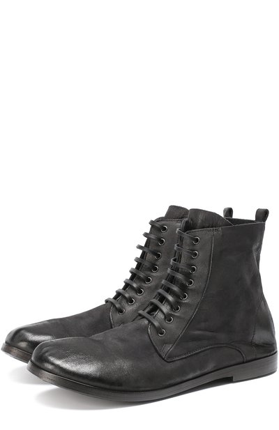 Кожаные ботинки с  эффектом состаривания MARSELL, арт. MW2321/NEVE, фото 1