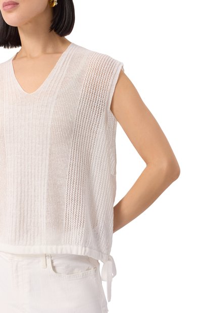 Топ изо льна и хлопка EMPORIO ARMANI, арт. EW001751/AF15938, фото 5