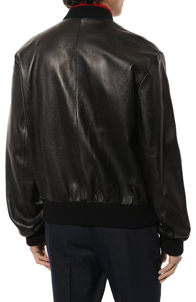 Кожаный бомбер GUCCI, арт. 593757 XNAH2, фото 4