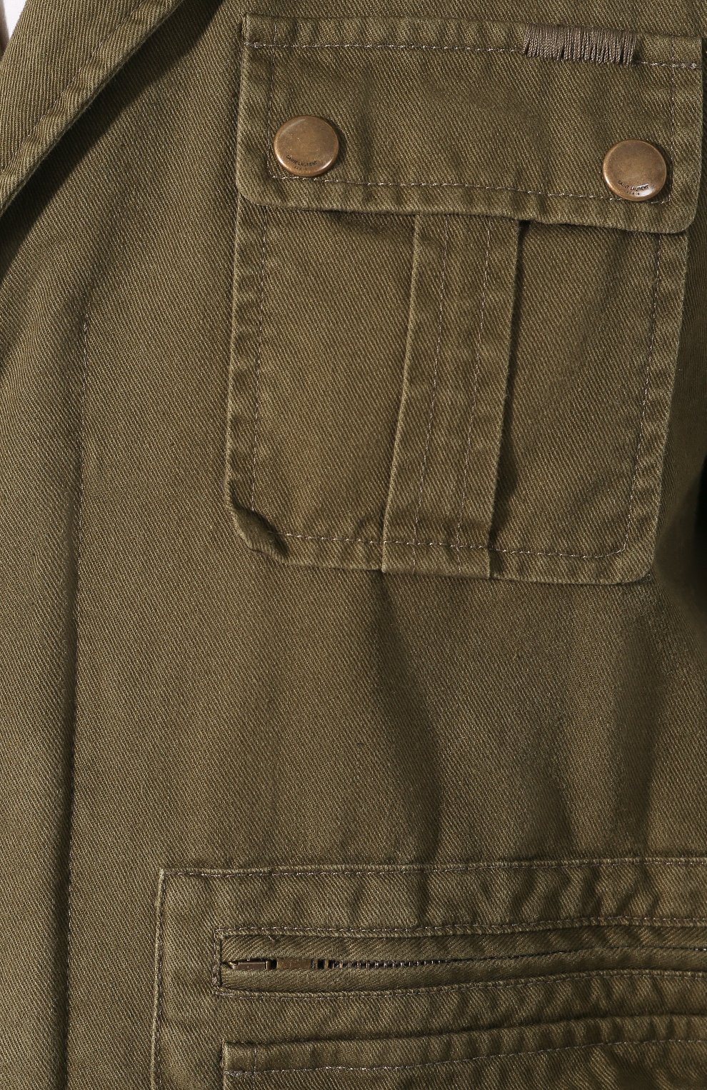 Хлопковая куртка SAINT LAURENT, арт. 612294/Y253Q, фото 5