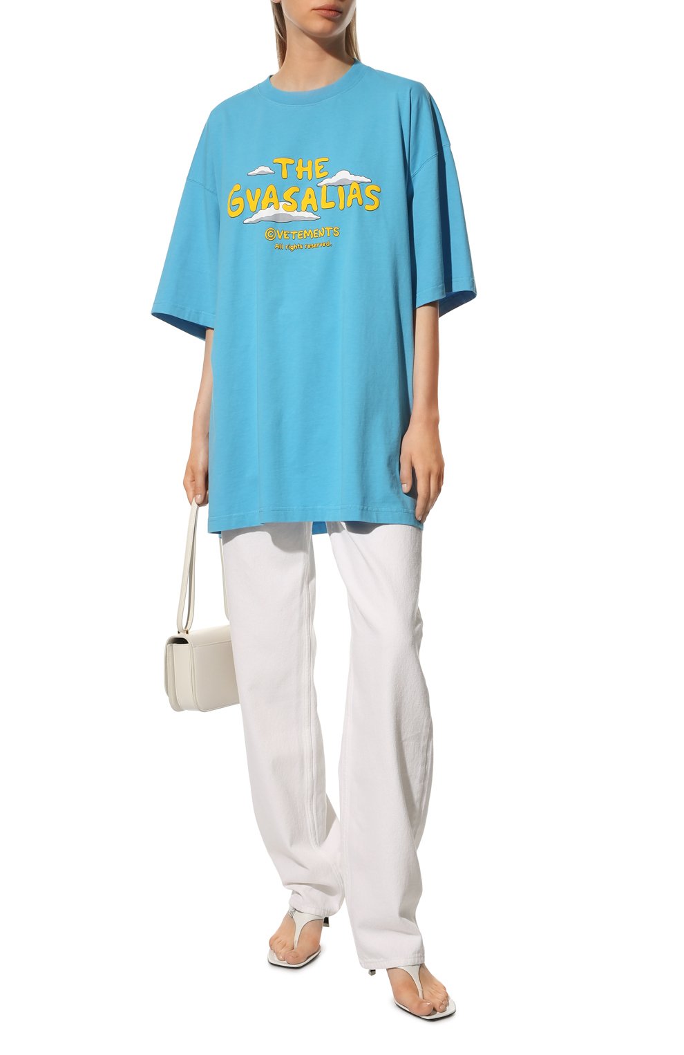 Хлопковая футболка VETEMENTS, арт. UA53TR260S 1602/W, фото 2