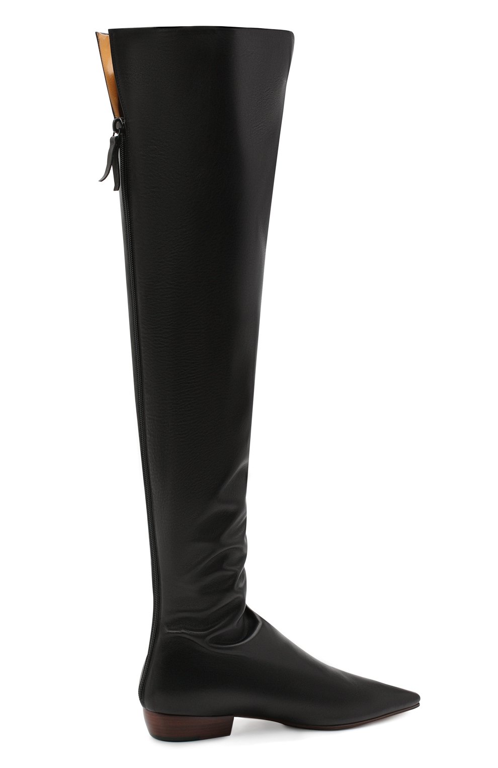 Кожаные ботфорты slouchy THE ROW, арт. F1182-L72, фото 4